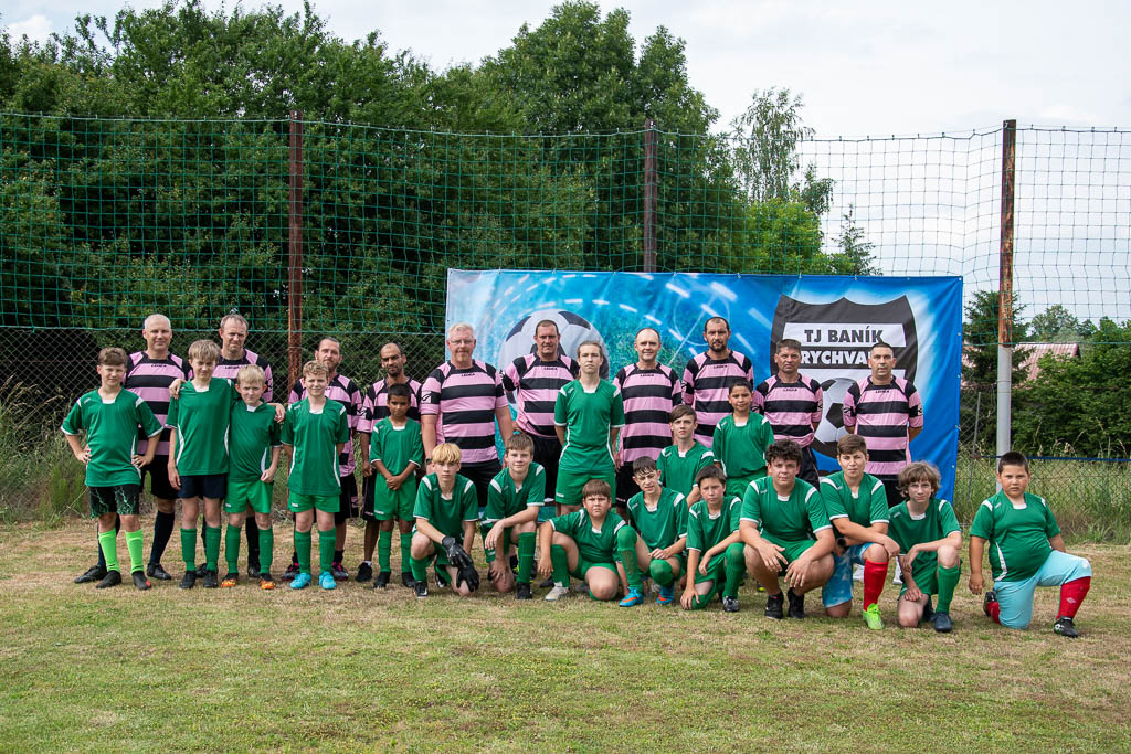Fotbalová bitva mezi rodiči a dětmi v Rychvaldě