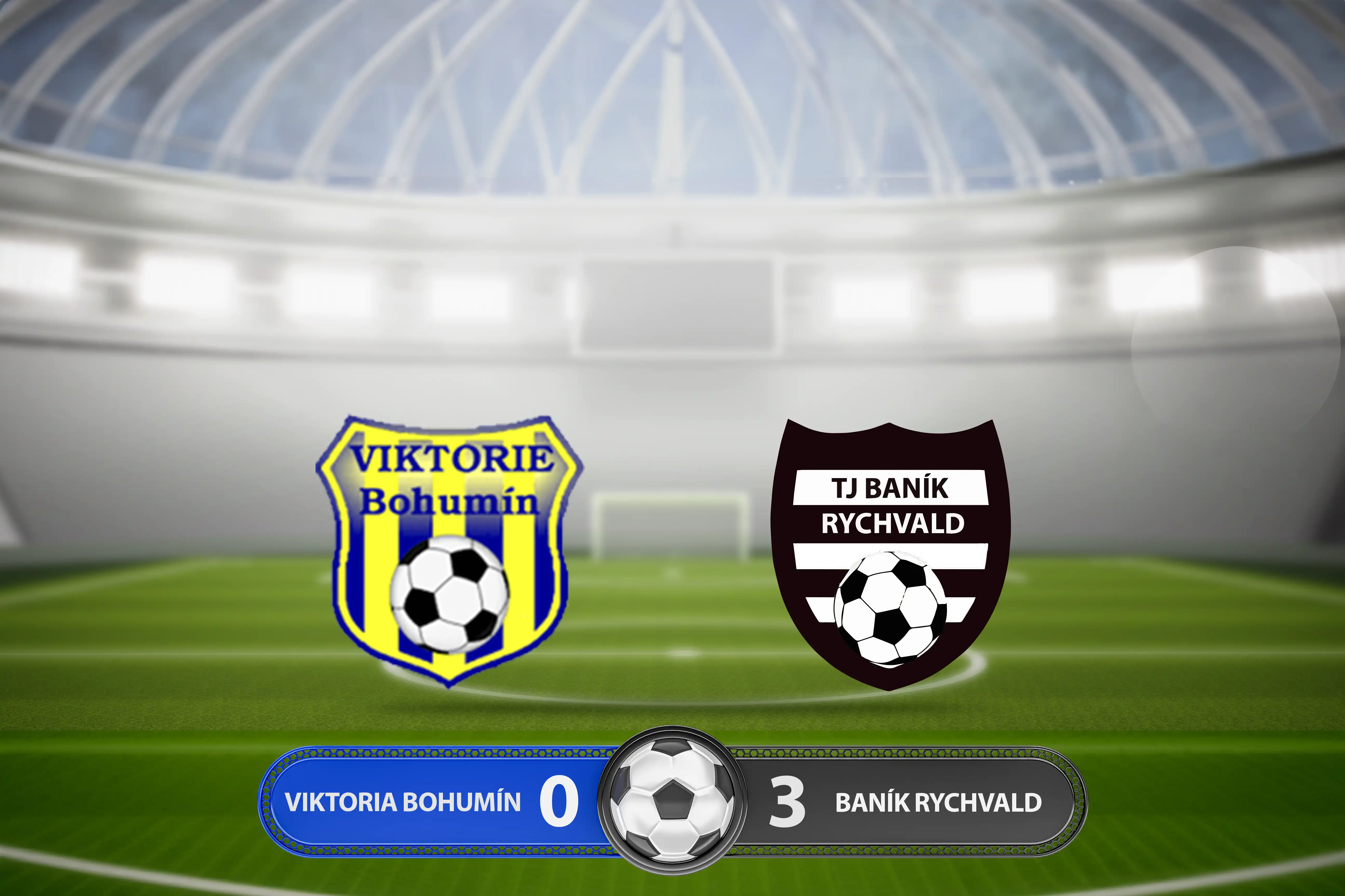 Baník Rychvald Drtivě Zvítězil nad Viktorii Bohumín: Skóre 3:0