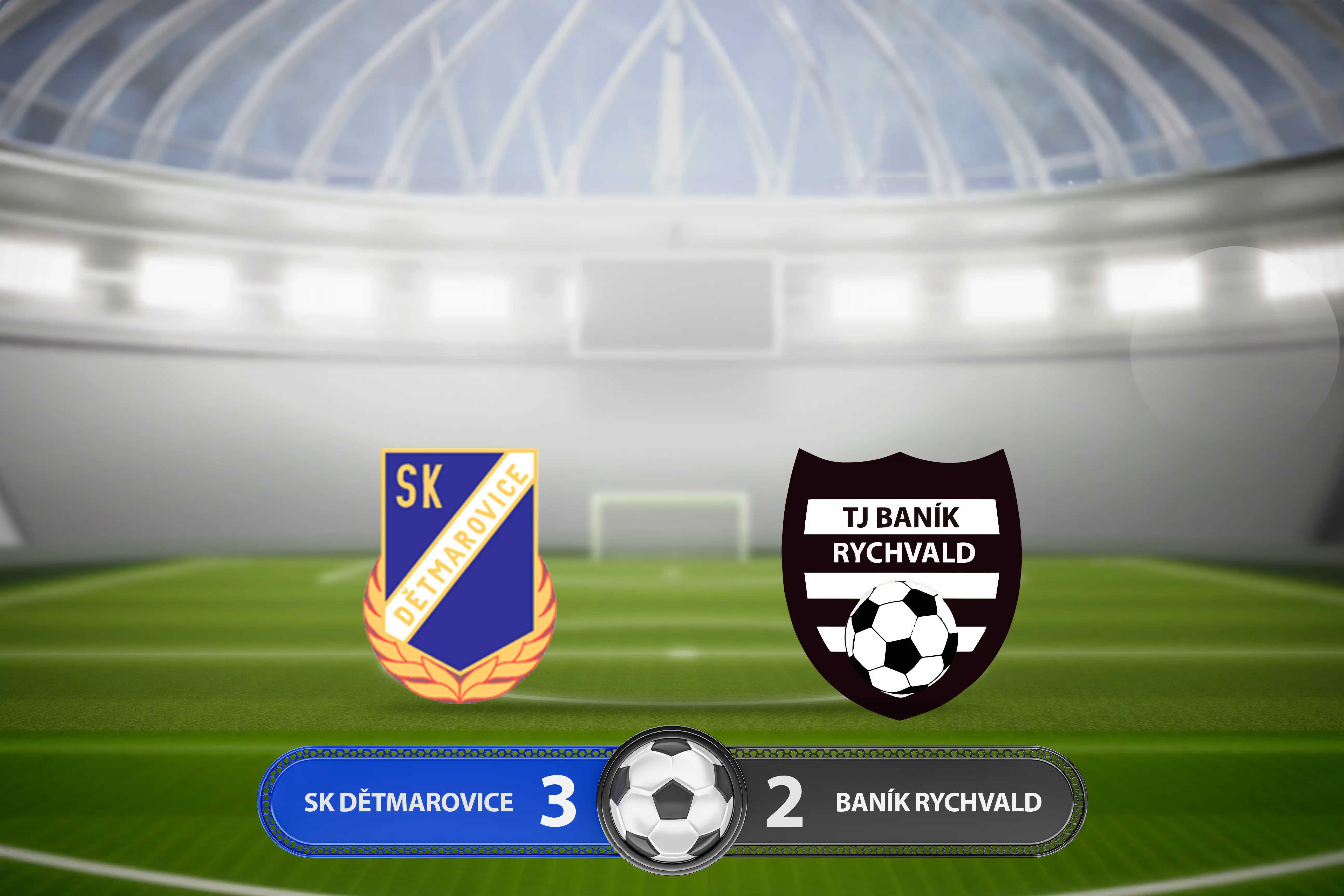 Dětmarovice těsně přehrály Baník Rychvald v napínavém zápase 3:2